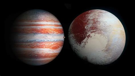 pluto compared to jupiter.